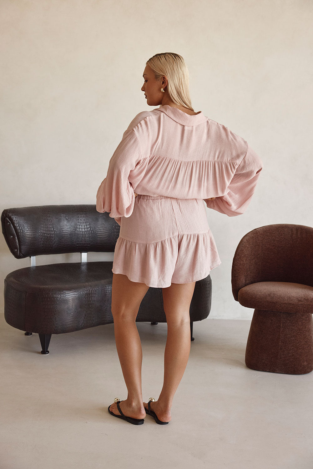 SAMPLE-Huxley Shorts - Blush