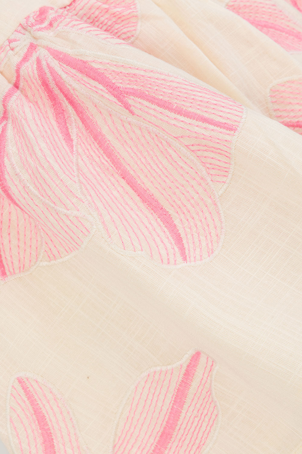 Pink Spring Floral Print Button Mini Alfresco Dress