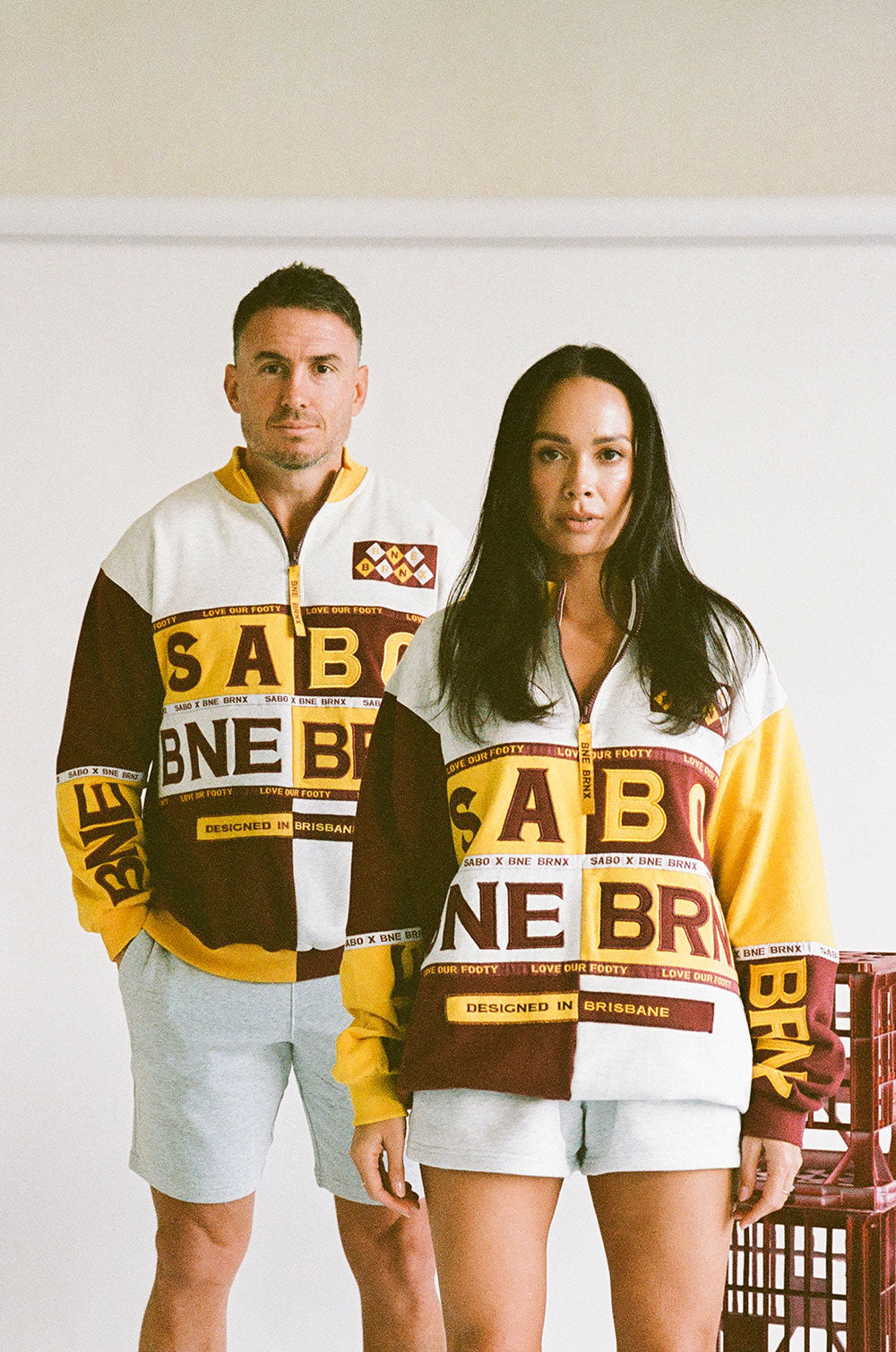 Yellow BRNX X SABO Vintage Oversized Sweater