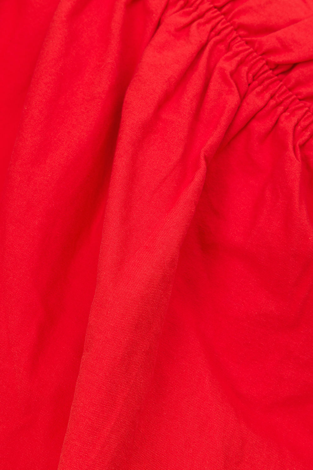 Red Tie Ruched Mini Joslin Dress