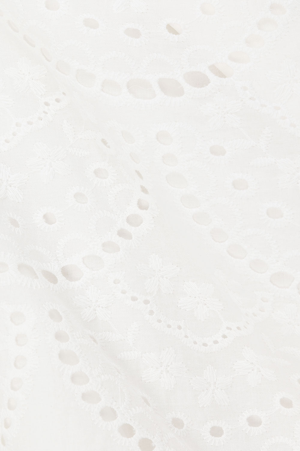 White Broderie Button Down Mini Shaelagh Dress