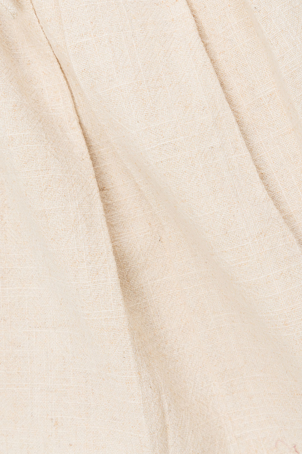Beige Cut Out Pleated Tie Sydney Top