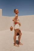 SAMPLE-Jetta Shorts - Petal Scarf