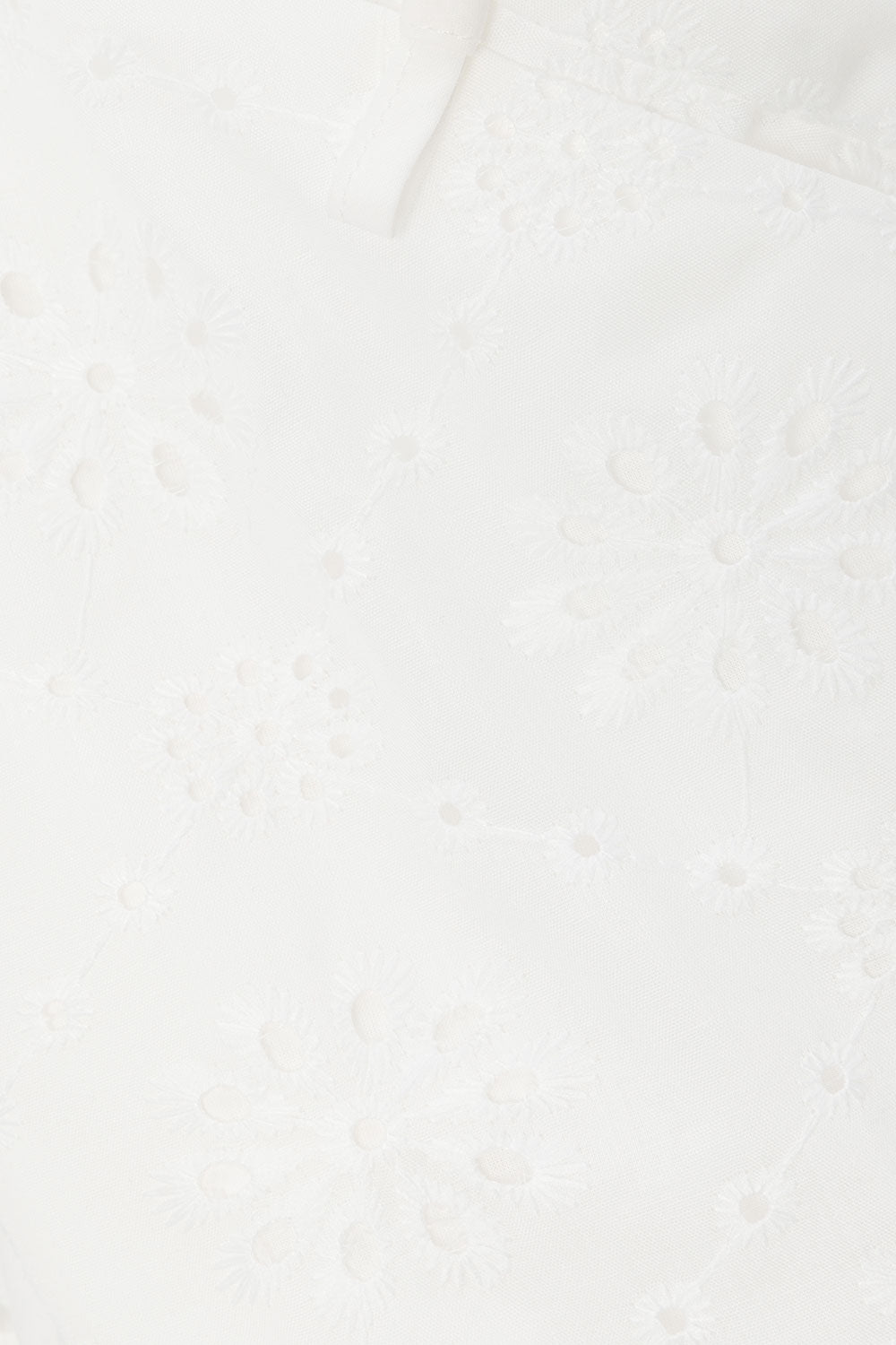 White Broderie A Line Mini Freya Skirt