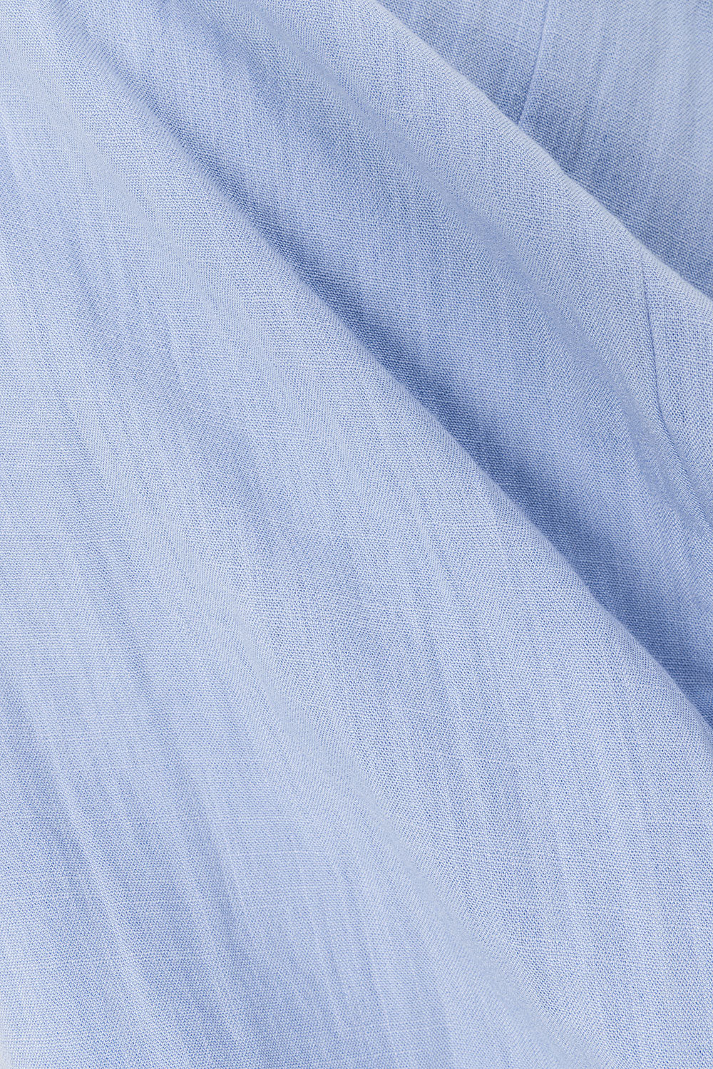 Blue Pin Tuck Pleat Maxi Ada Dress