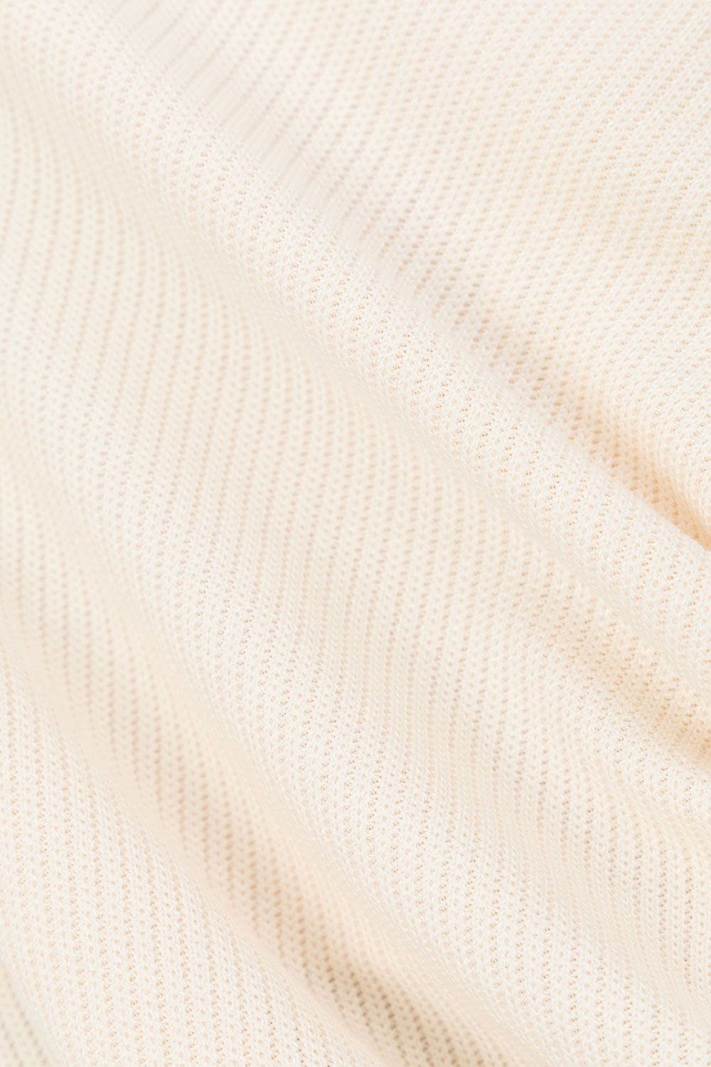Off White Ribbed Halter Neck Mini Malayah Dress