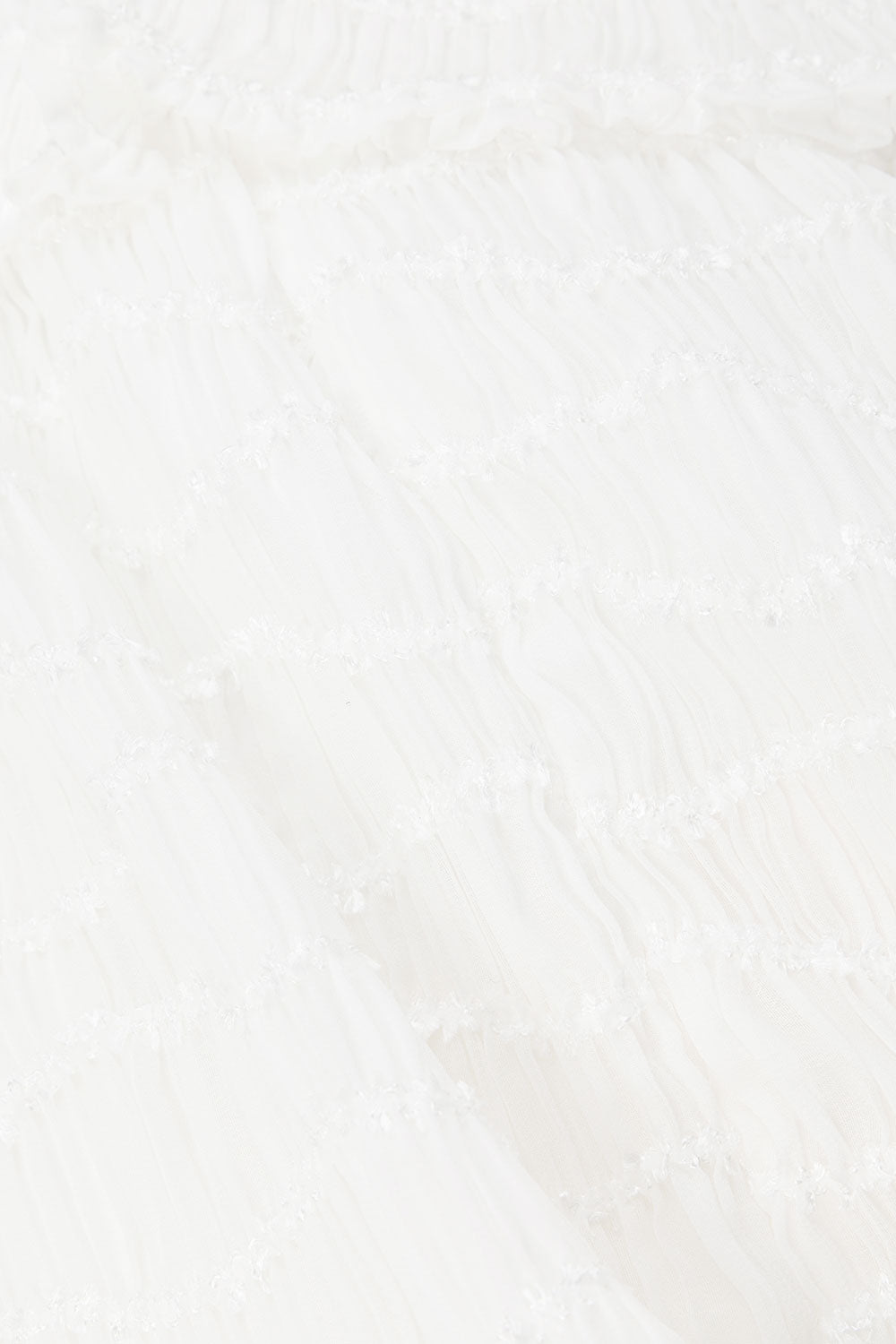 White Textured Backless Halter Neck Adira Playsuit