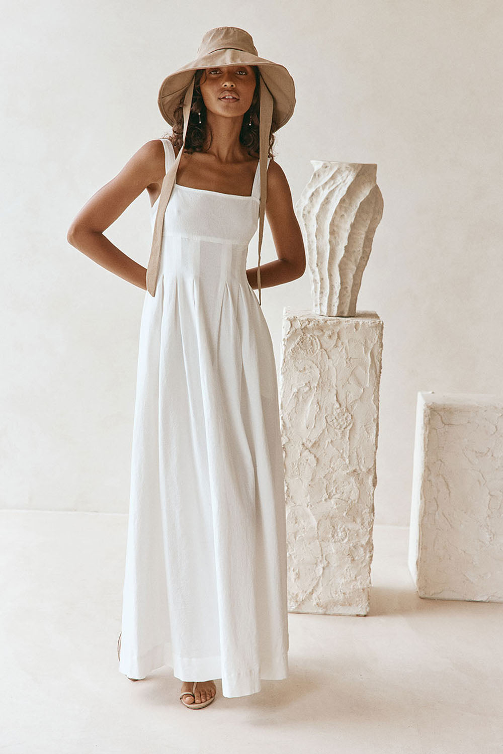 Flore Dress - White