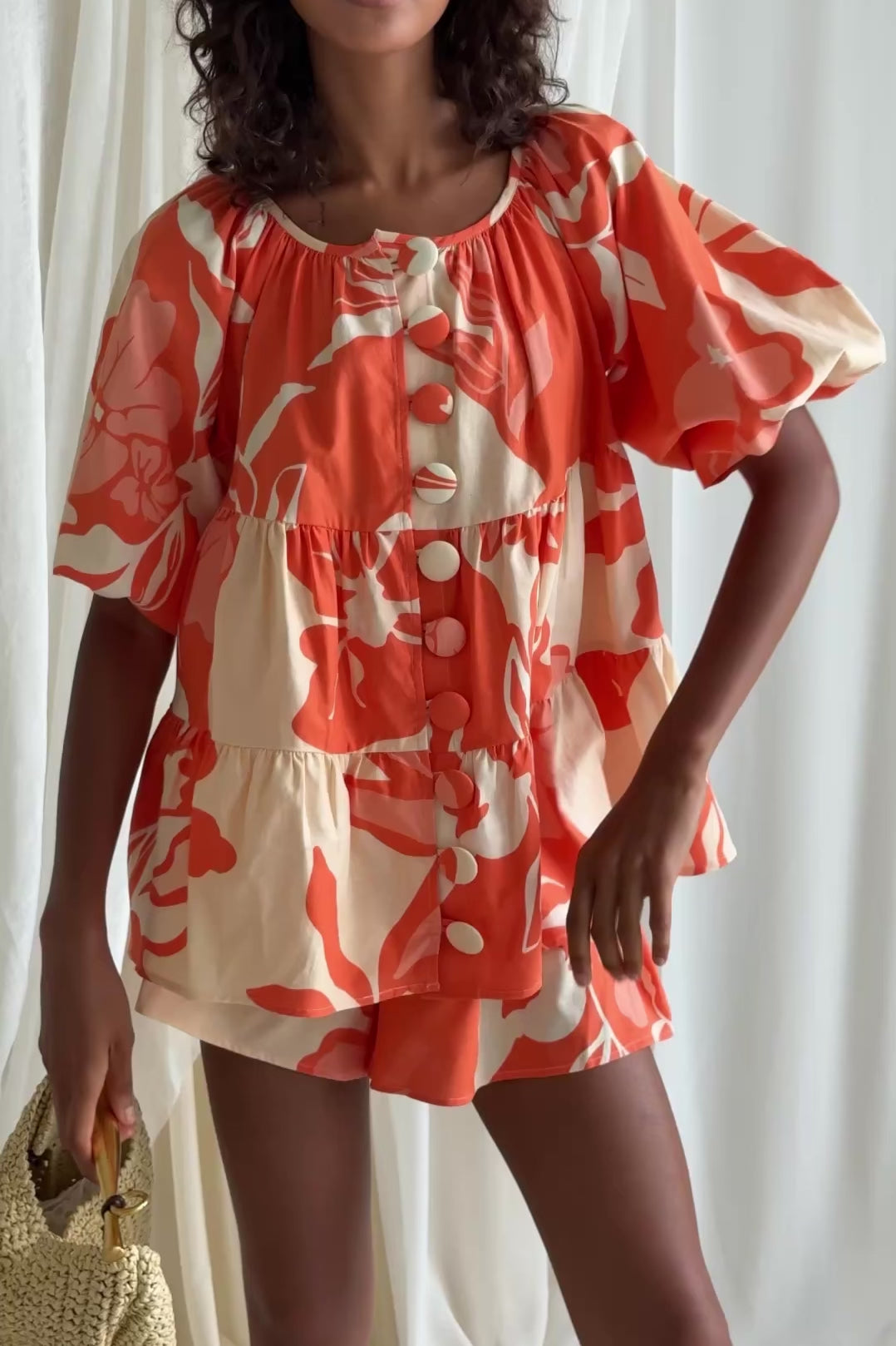 Toria Shorts - Sunset Botanica