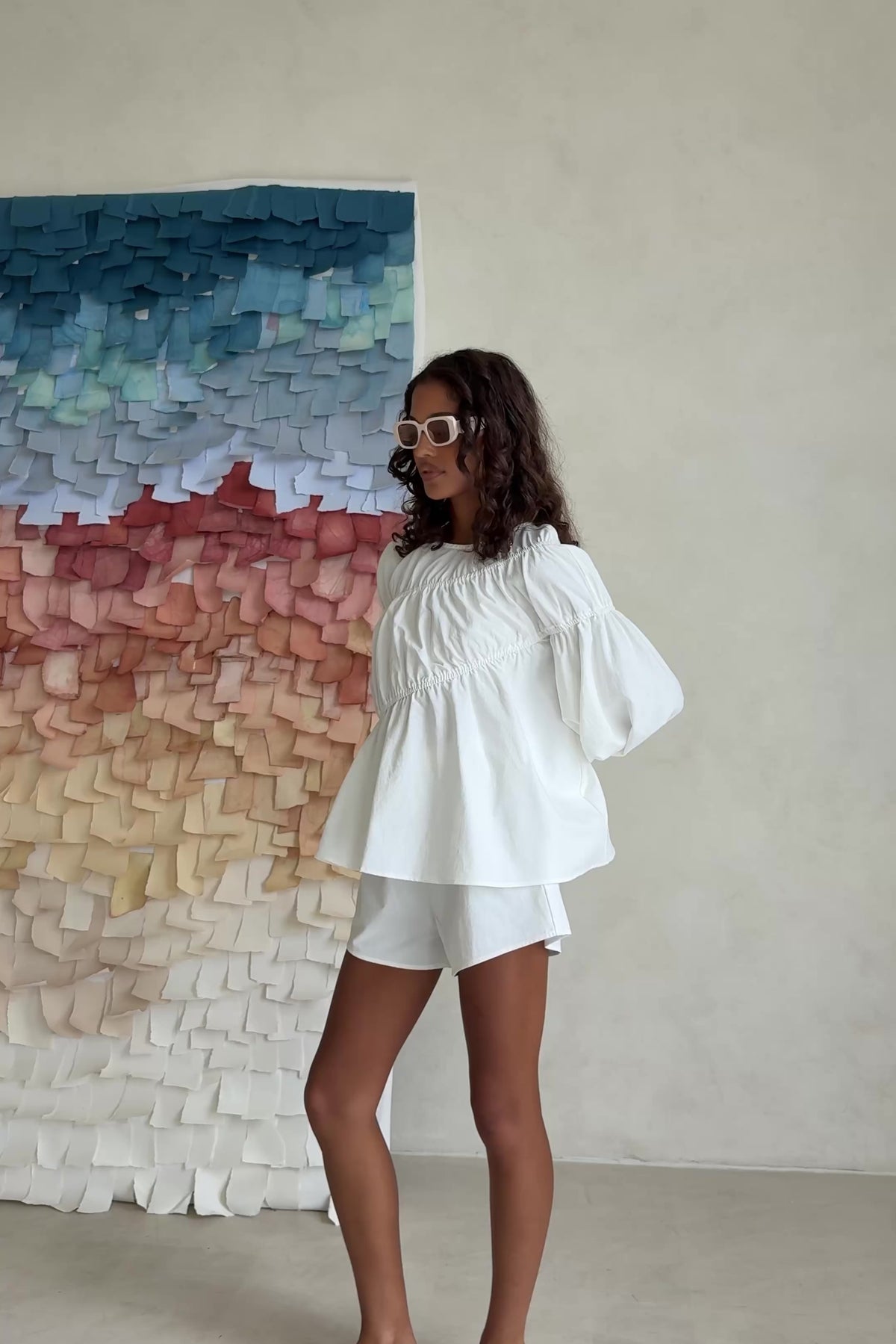 Akel Shorts - White