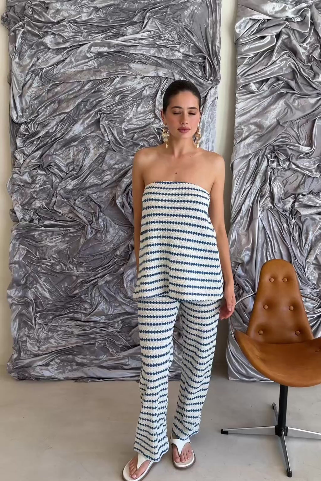 Cosmo Top - Jacquard Stripe
