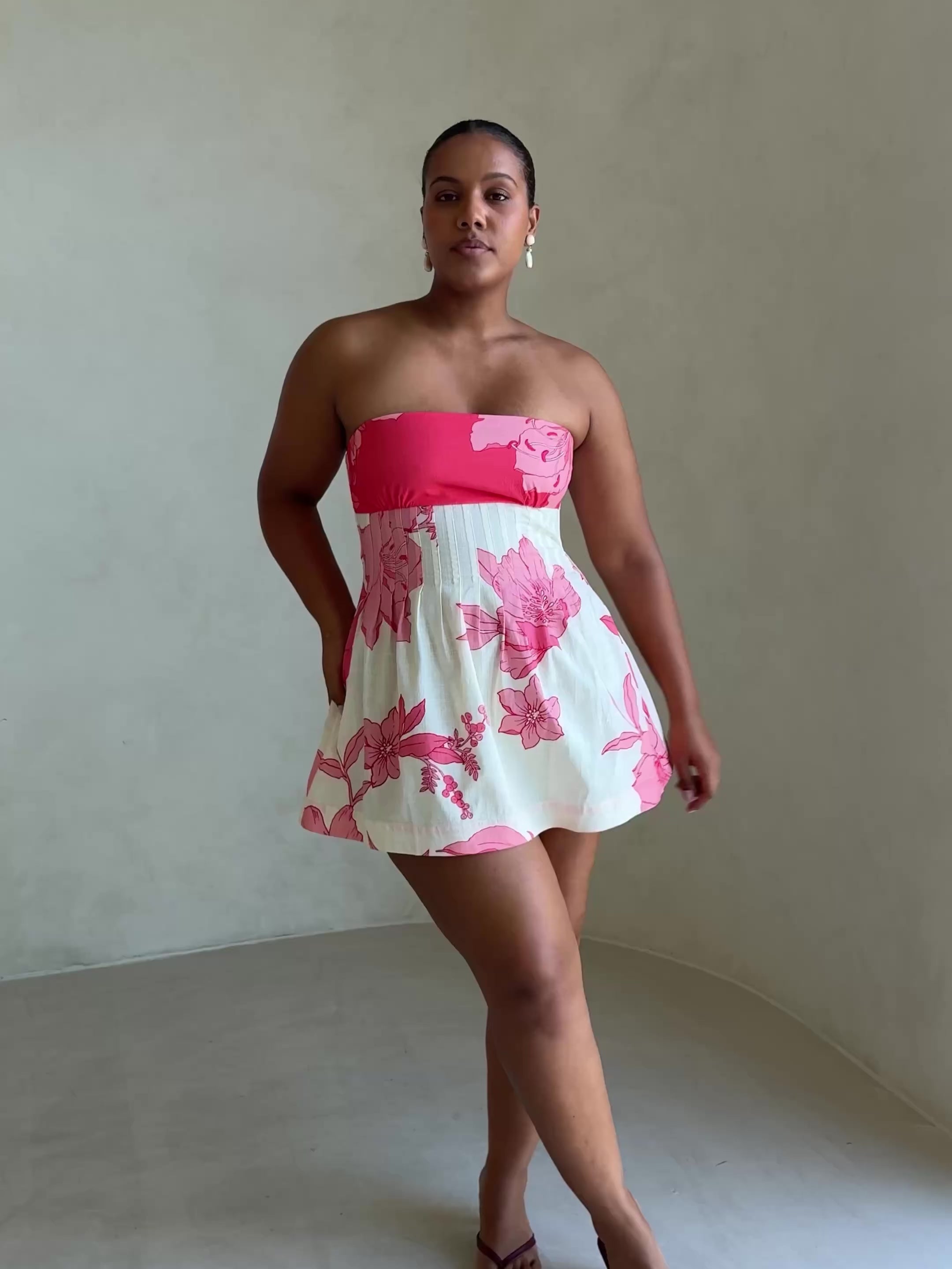 Tabi Dress - Flora Sunset