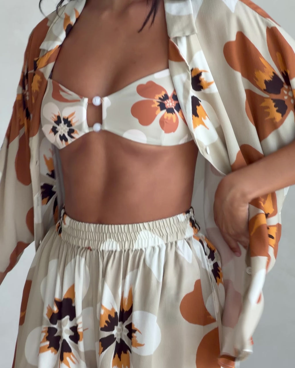 Akela Bandeau Top - Olive Tini